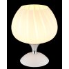 Illuminazione Globo Lighting Maxy Lampada da tavolo Cromo, Bianco, 1-Luce