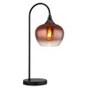 Illuminazione Globo Lighting Maxy Lampada da tavolo Cromo, Nero, 1-Luce