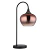 Illuminazione Globo Lighting Maxy Lampada da tavolo Cromo, Nero, 1-Luce