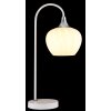 Illuminazione Globo Lighting Maxy Lampada da tavolo Cromo, Bianco, 1-Luce