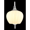 Illuminazione Globo Lighting Maxy Applique Cromo, Bianco, 1-Luce