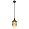 Illuminazione Globo Lighting Lavus Lampadario a sospensione Nero, 1-Luce