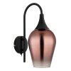 Illuminazione Globo Lighting Lavus Applique Nero, 1-Luce