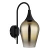 Illuminazione Globo Lighting Lavus Applique Nero, 1-Luce