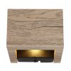 Illuminazione Globo Lighting Alina Applique LED Legno scuro, Écru, Nero, 1-Luce