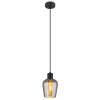 Illuminazione Globo Lighting Ryan Lampadario a sospensione Nero, 1-Luce