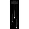 Illuminazione Globo Lighting Blake Lampadario a sospensione Nero, 5-Luci