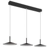 Illuminazione Globo Lighting Lampone Lampadario a sospensione LED Nero, 1-Luce