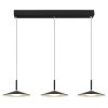 Illuminazione Globo Lighting Lampone Lampadario a sospensione LED Nero, 1-Luce