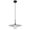 Illuminazione Globo Lighting Riga Lampadario a sospensione Nero, 1-Luce