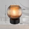 Illuminazione Globo Lighting Zumba Lampada da tavolo Nero, 1-Luce