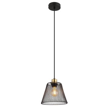 Illuminazione Globo Lighting Baku Lampadario a sospensione Nero, 1-Luce