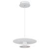 Illuminazione Globo Lighting Carter Lampadario a sospensione LED Bianco, 1-Luce