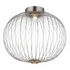 Illuminazione Globo Lighting Galway Plafoniera LED Nichel opaco, 1-Luce