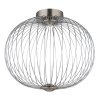 Illuminazione Globo Lighting Galway Plafoniera LED Nichel opaco, 1-Luce