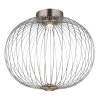 Illuminazione Globo Lighting Galway Plafoniera LED Nichel opaco, 1-Luce