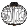 Illuminazione Globo Lighting Galway Plafoniera LED Nero, 1-Luce