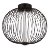 Illuminazione Globo Lighting Galway Plafoniera LED Nero, 1-Luce