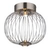 Illuminazione Globo Lighting Galway Plafoniera LED Nichel opaco, 1-Luce