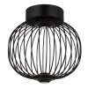 Illuminazione Globo Lighting Galway Plafoniera LED Nero, 1-Luce