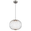 Illuminazione Globo Lighting Galway Lampadario a sospensione LED Nichel opaco, 1-Luce