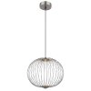 Illuminazione Globo Lighting Galway Lampadario a sospensione LED Nichel opaco, 1-Luce