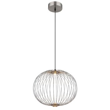 Illuminazione Globo Lighting Galway Lampadario a sospensione LED Nichel opaco, 1-Luce