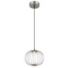 Illuminazione Globo Lighting Galway Lampadario a sospensione LED Nichel opaco, 1-Luce