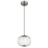 Illuminazione Globo Lighting Galway Lampadario a sospensione LED Nichel opaco, 1-Luce