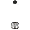 Illuminazione Globo Lighting Galway Lampadario a sospensione LED Nero, 1-Luce