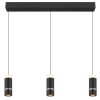 Illuminazione Globo Lighting Alvarado Lampadario a sospensione LED Nero, 1-Luce