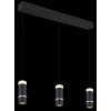 Illuminazione Globo Lighting Alvarado Lampadario a sospensione LED Nero, 1-Luce