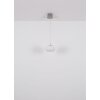 Illuminazione Globo Lighting Quintara Lampadario a sospensione LED Nichel opaco, 1-Luce