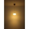 Illuminazione Globo Lighting Quintara Lampadario a sospensione LED Nero, 1-Luce