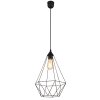 Illuminazione Globo Lighting Zachary Lampadario a sospensione Nero, 1-Luce