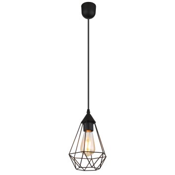 Illuminazione Globo Lighting Zachary Lampadario a sospensione Nero, 1-Luce