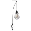 Illuminazione Globo Lighting Zachary Lampadario a sospensione Nero, 1-Luce