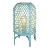 Illuminazione Globo Lighting Cairo Lampada da tavolo Blu, 1-Luce
