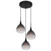 Illuminazione Globo Lighting Olsen Lampadario a sospensione Nero, 3-Luci