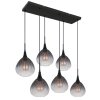 Illuminazione Globo Lighting Olsen Lampadario a sospensione Nero, 6-Luci