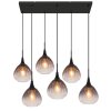 Illuminazione Globo Lighting Olsen Lampadario a sospensione Nero, 6-Luci