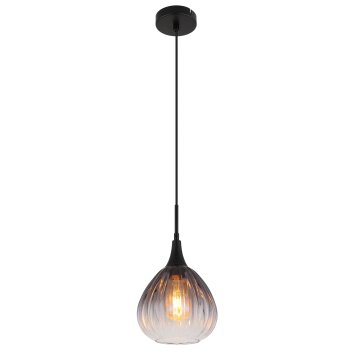 Illuminazione Globo Lighting Olsen Lampadario a sospensione Nero, 1-Luce