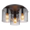 Illuminazione Globo Lighting Tulivar Plafoniera Grigio, 3-Luci