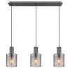 Illuminazione Globo Lighting Tulivar Lampadario a sospensione Grigio, 3-Luci