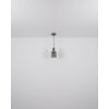 Illuminazione Globo Lighting Tulivar Lampadario a sospensione Grigio, 1-Luce