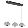 Illuminazione Globo Lighting Arus Lampadario a sospensione LED Nero, 1-Luce