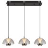 Illuminazione Globo Lighting Arus Lampadario a sospensione LED Nero, 1-Luce