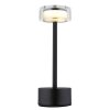 Illuminazione Globo Lighting Shira Lampada da tavolo LED Nero, 1-Luce