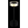 Illuminazione Globo Lighting Shira Lampada da tavolo LED Nero, 1-Luce