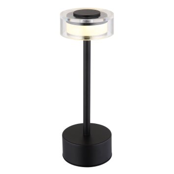 Illuminazione Globo Lighting Shira Lampada da tavolo LED Nero, 1-Luce